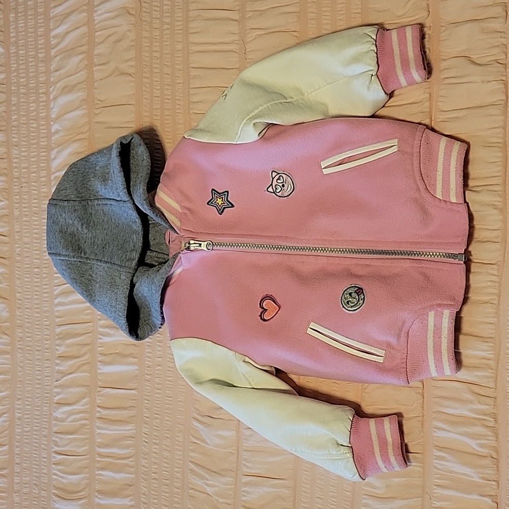 Oshkosh Genuine Varsity PINK GIRLS Jacket | 2T